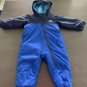 The North Face Kids Blue Snowsuit